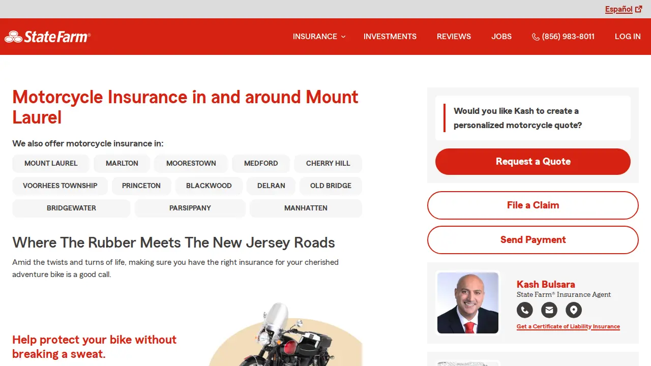 Kash Bulsara - State Farm Insurance Agent page