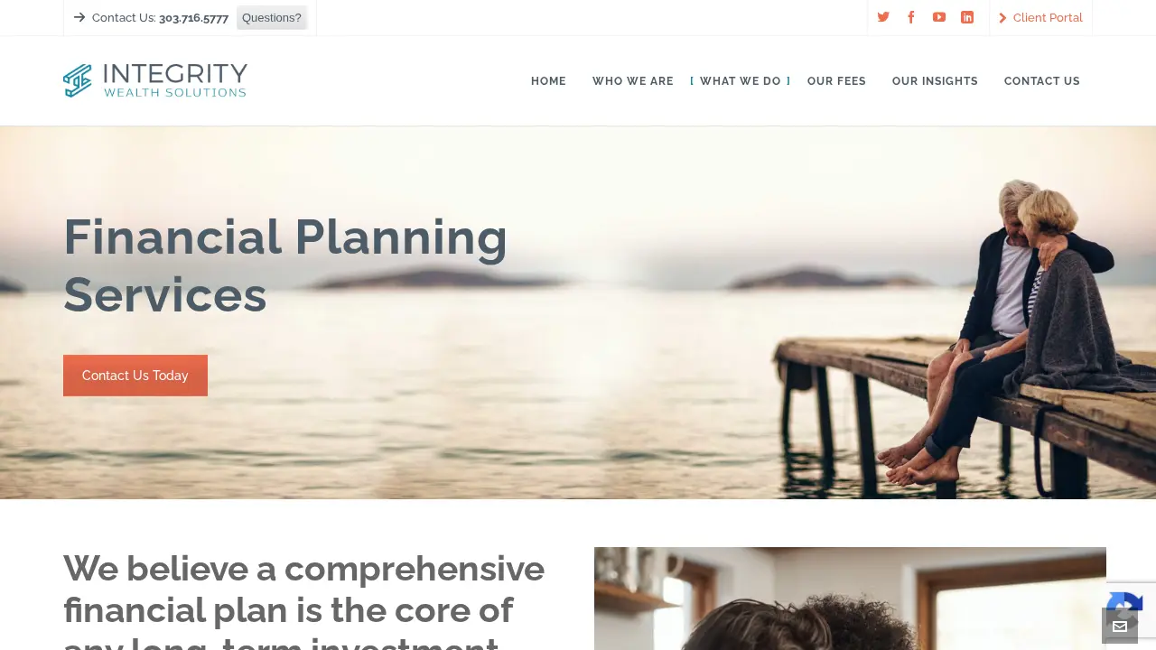 Integrity Wealth Solutions page