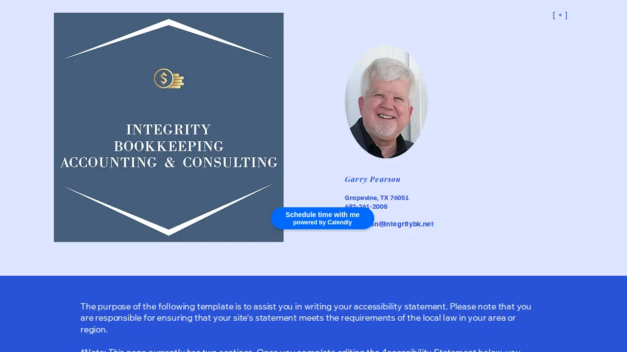 Integrity Bookkeeping, Accounting & Consulting page