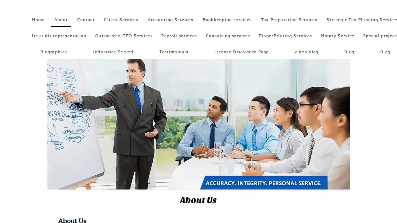 Intensive Financial Service lnc.CPA page