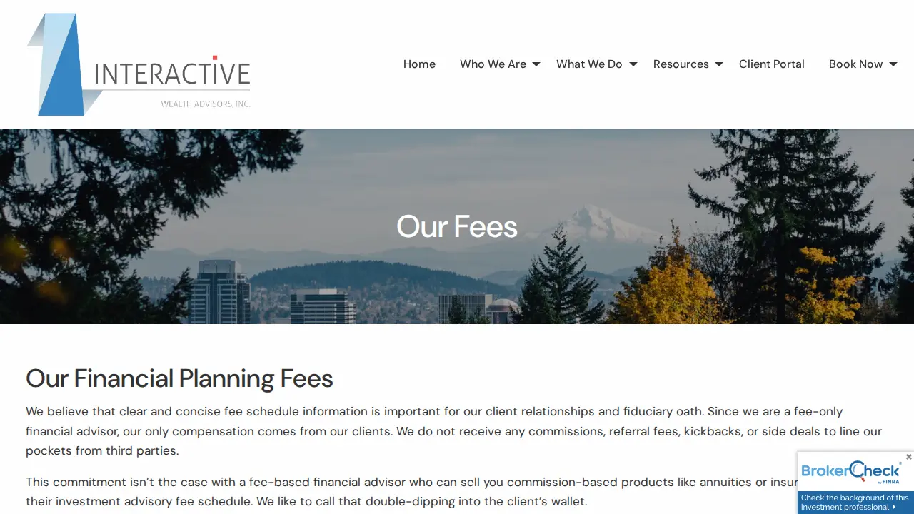 Interactive Wealth Advisors, Inc. page