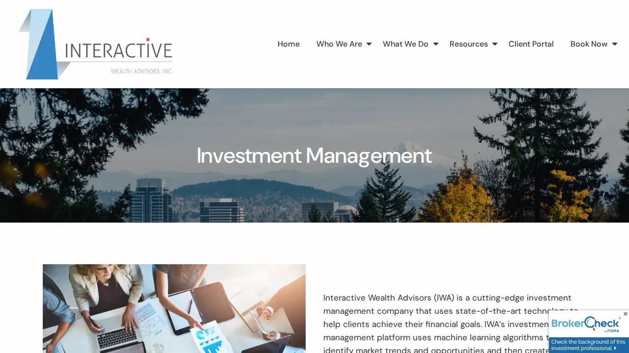 Interactive Wealth Advisors, Inc. page