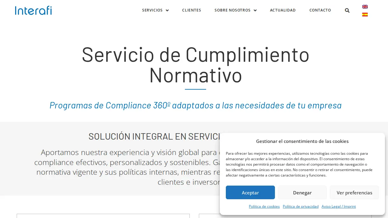 Internal Audit And Financial Control SL page