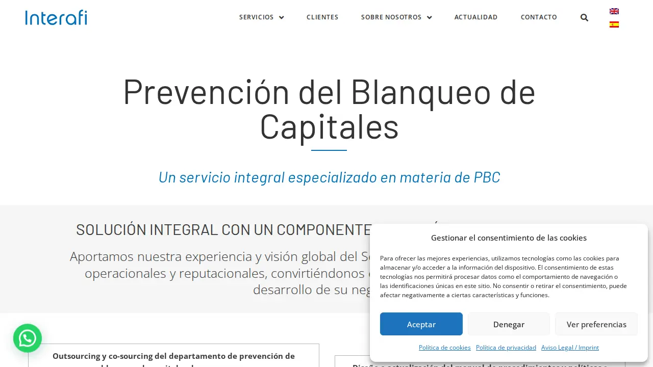Internal Audit And Financial Control SL page