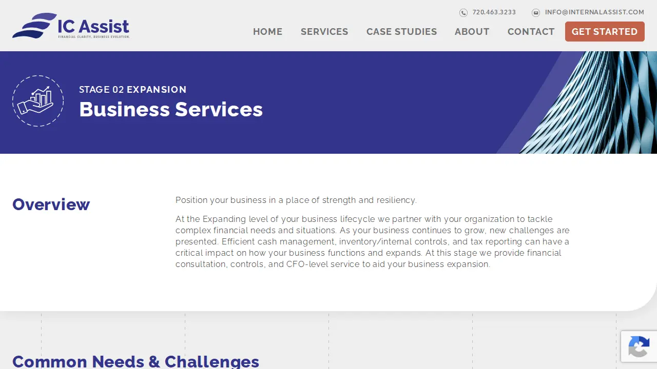 IC Assist page