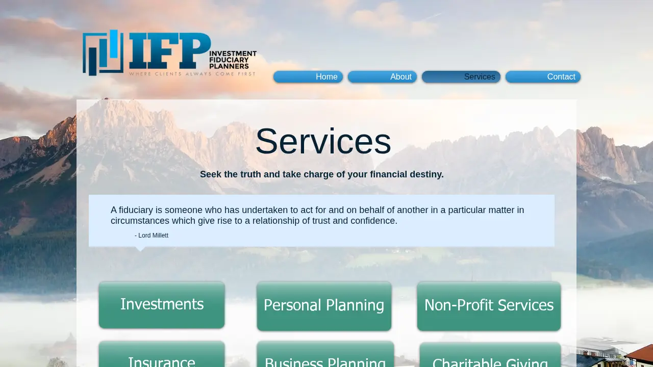 Investment Fiduciary Planners, LLC page