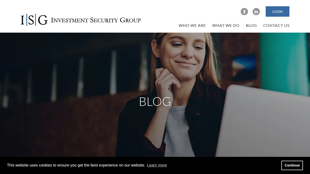 Investment Security Group page