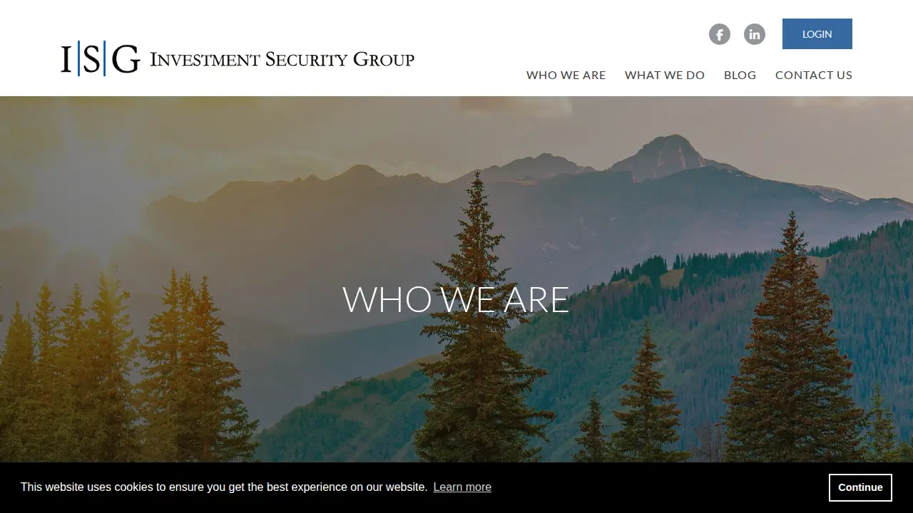 Investment Security Group page
