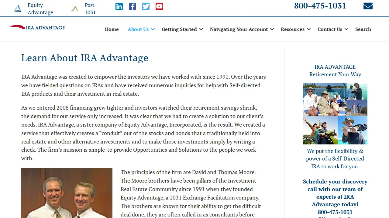 IRA Advantage, LLC page