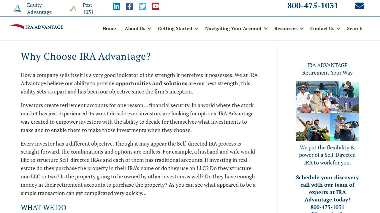 IRA Advantage, LLC page