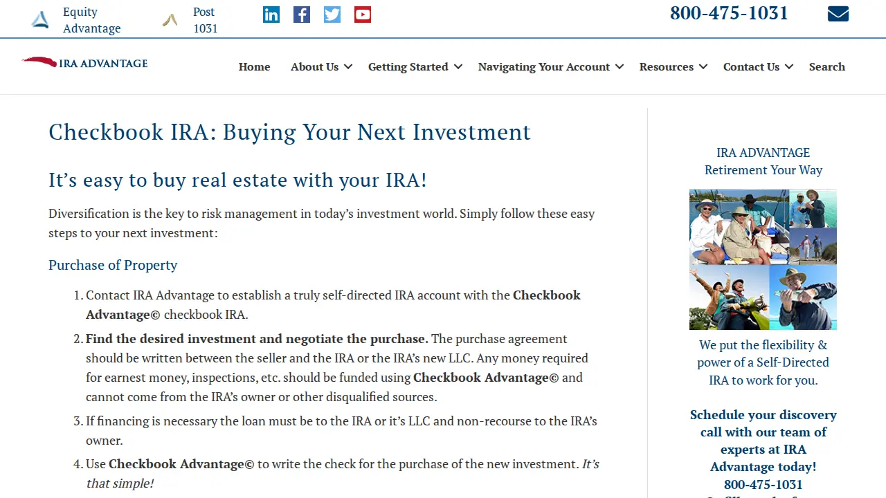 IRA Advantage, LLC page