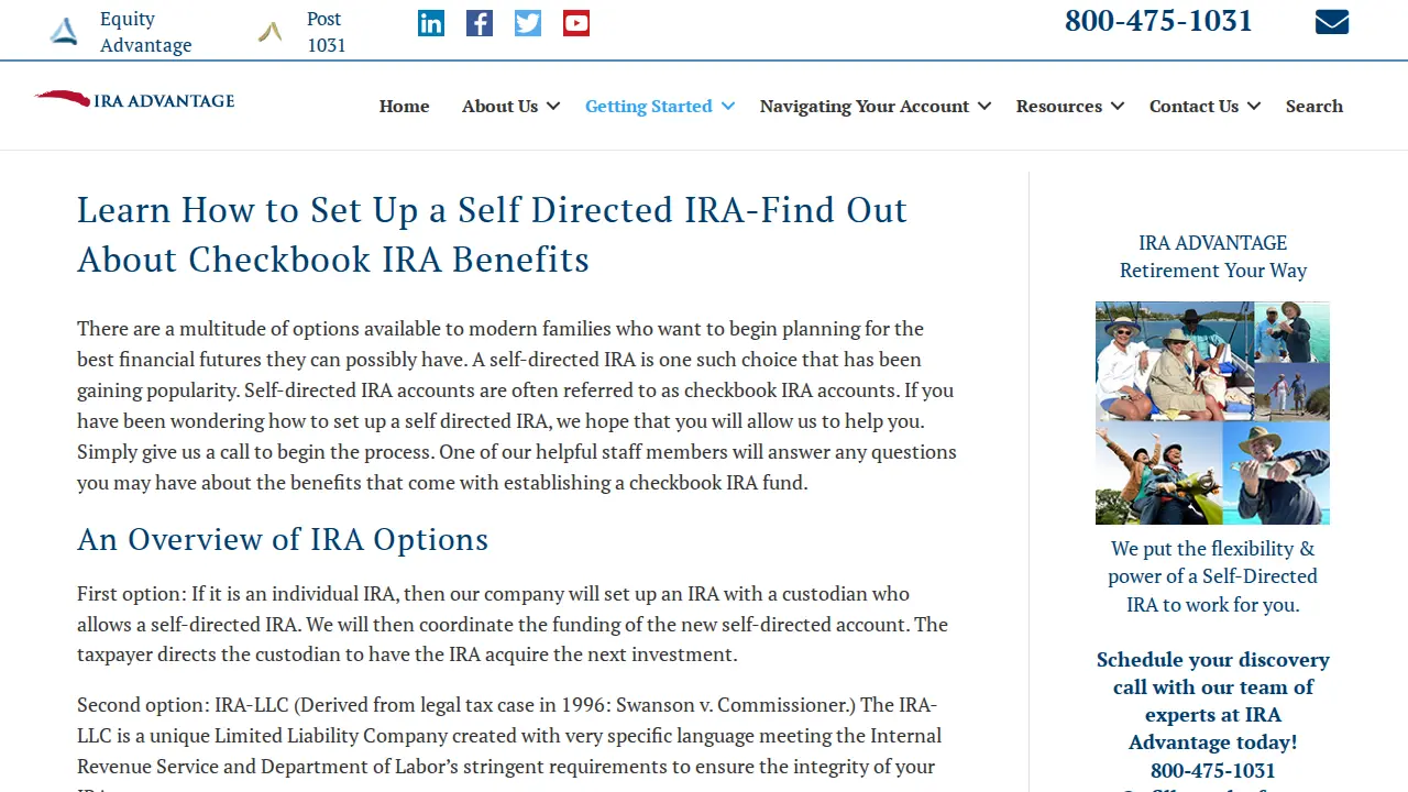 IRA Advantage, LLC page