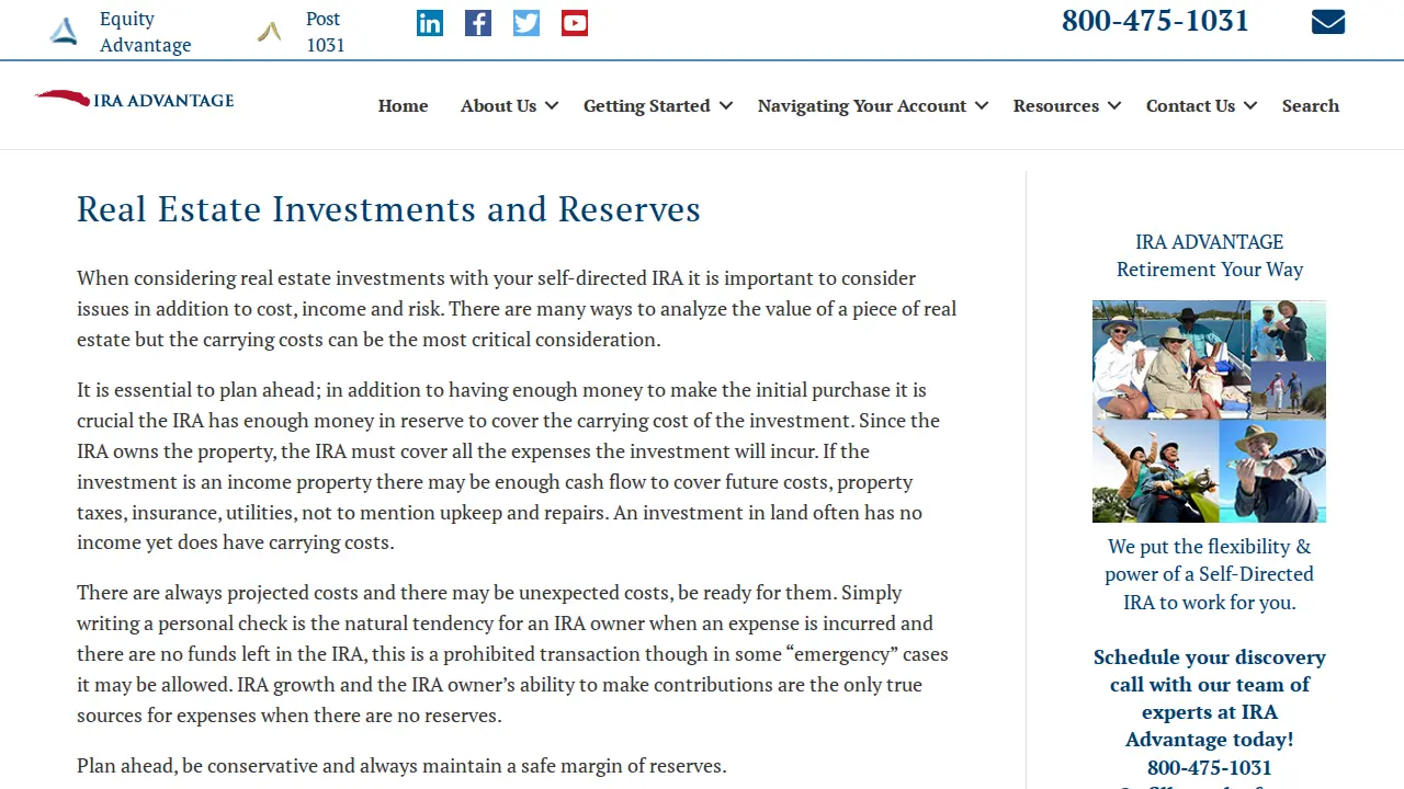 IRA Advantage, LLC page