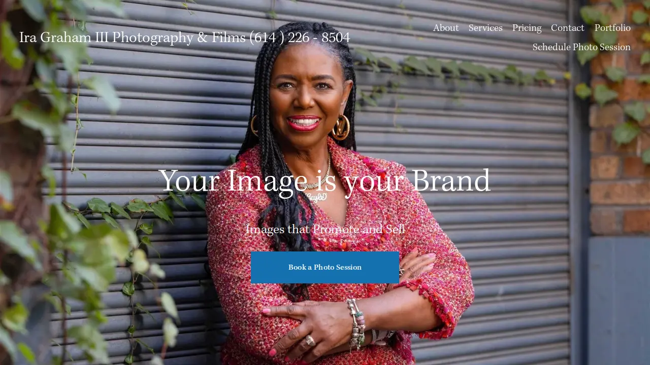 Ira Graham Photography website