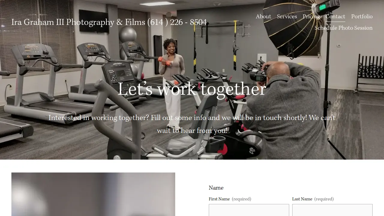 Ira Graham Photography page