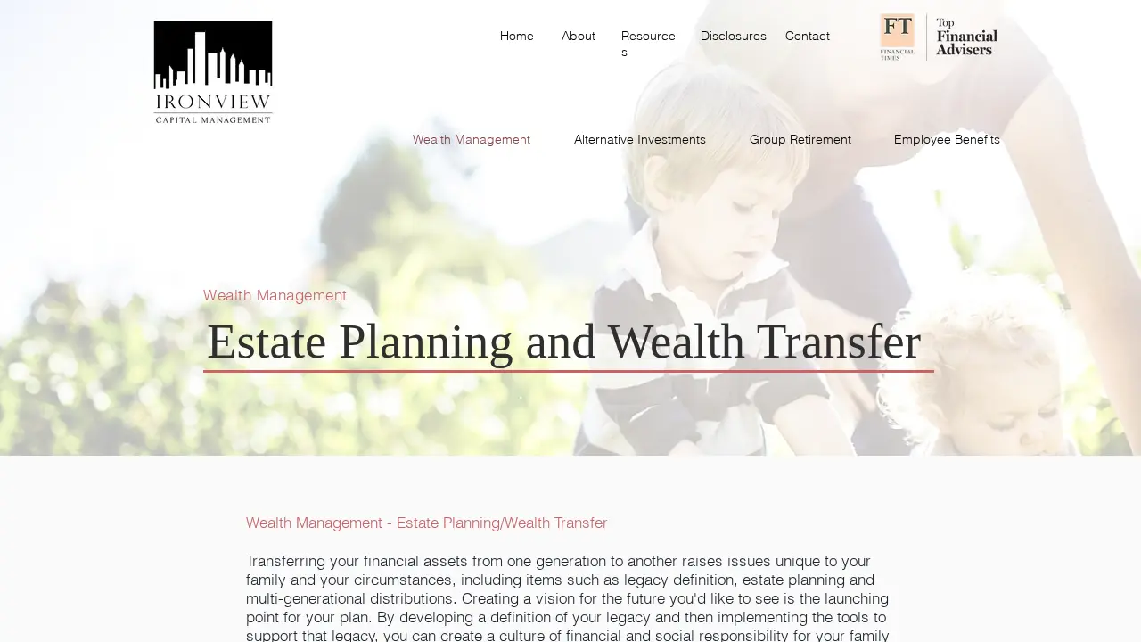 Ironview Capital Management page