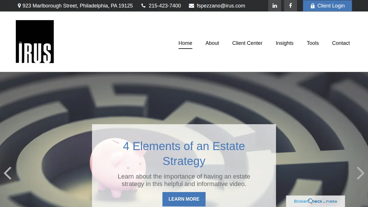 Irus Corporation website