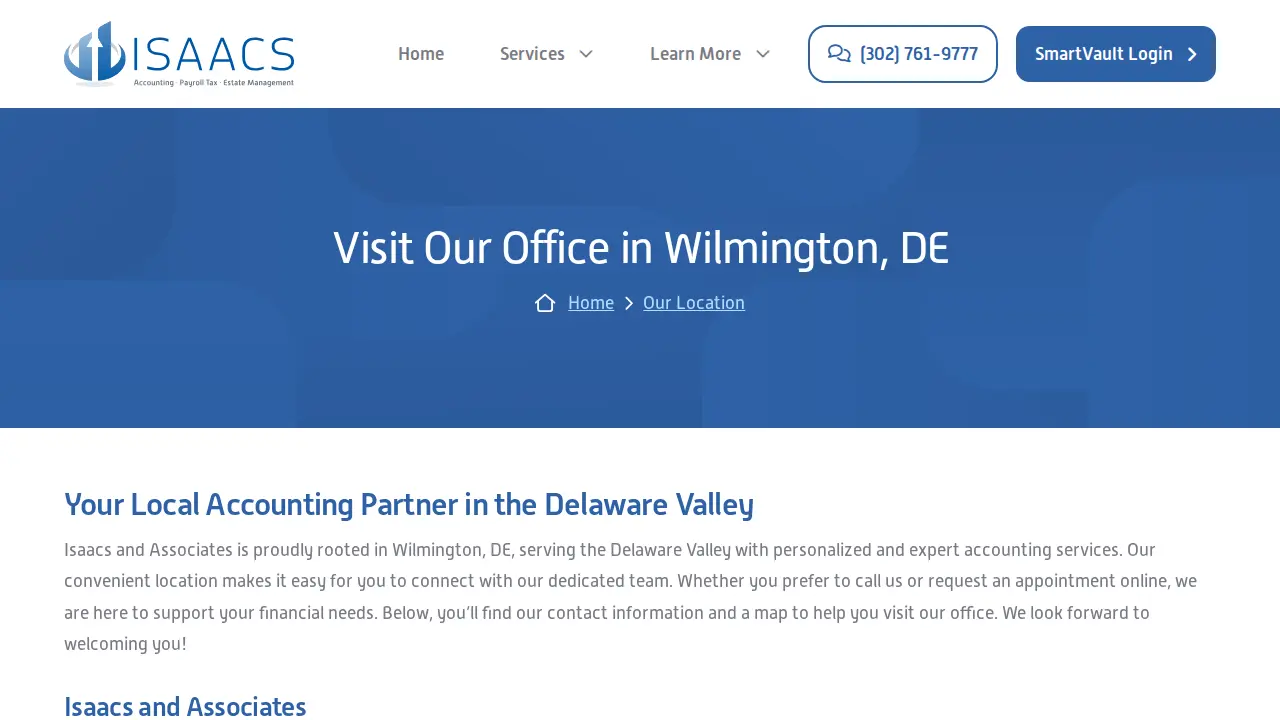 Isaacs & Associates page