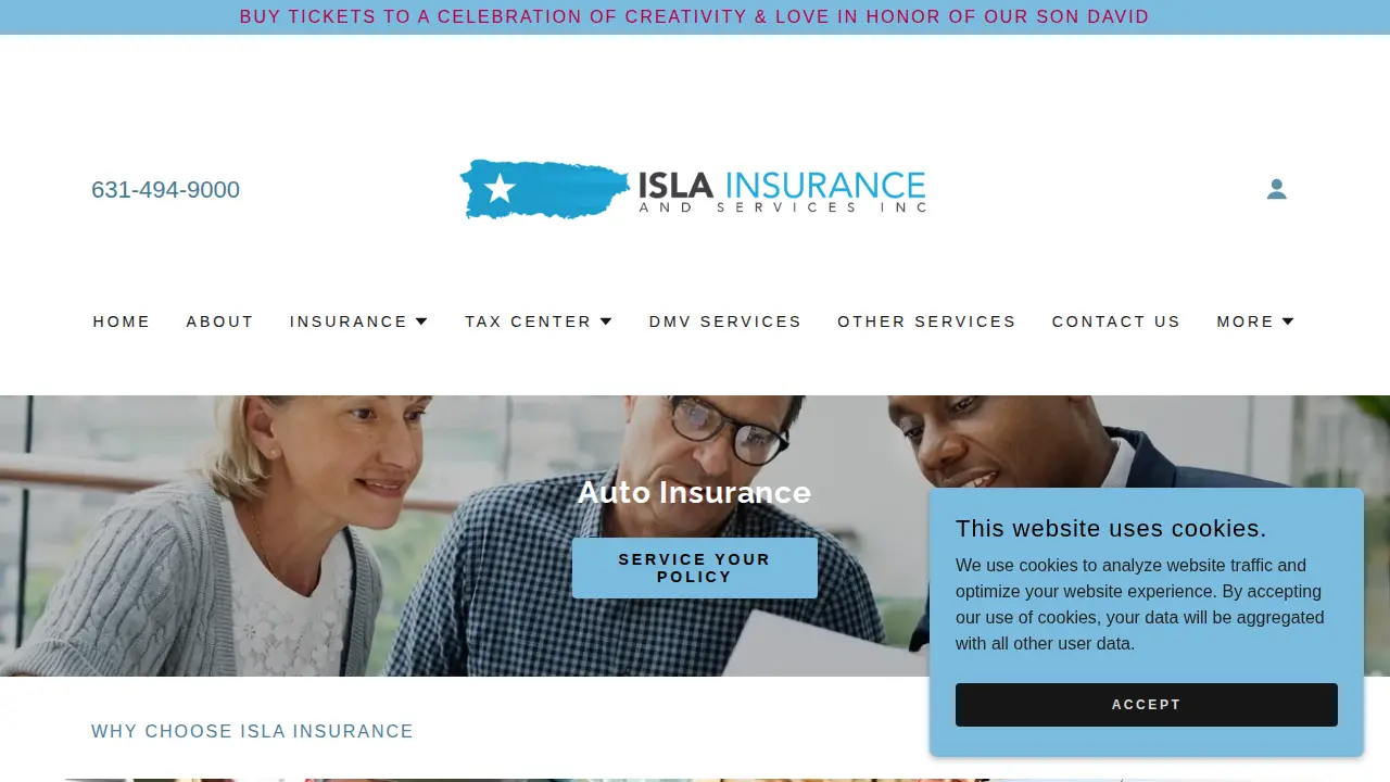 Isla Insurance & Services Inc page