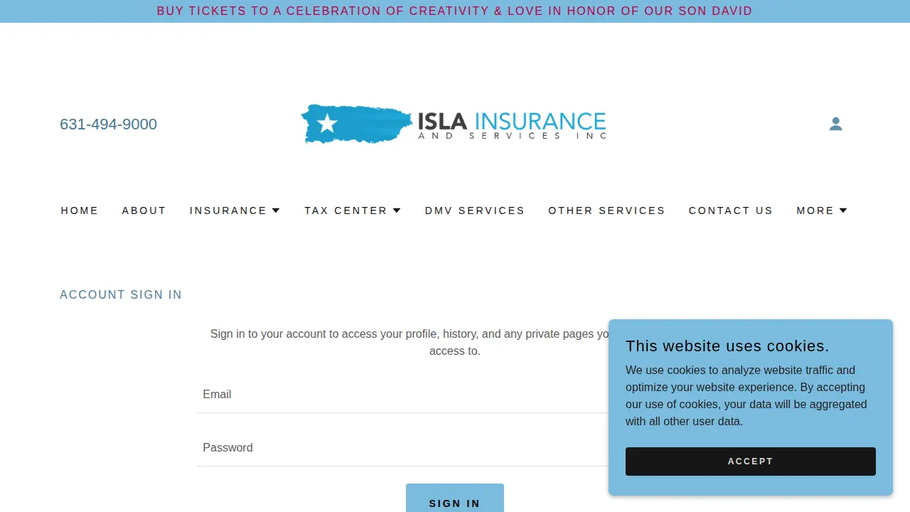 Isla Insurance & Services Inc page