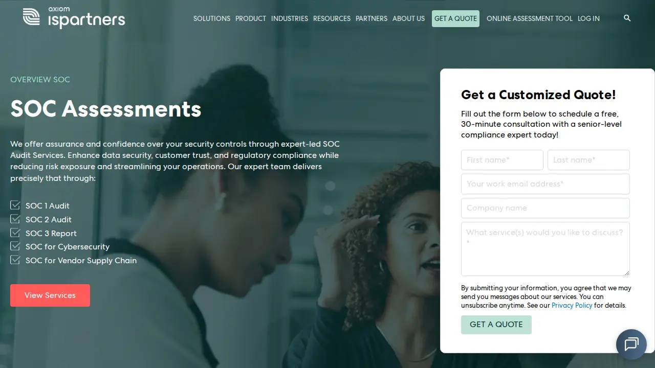 I.S. Partners, LLC page