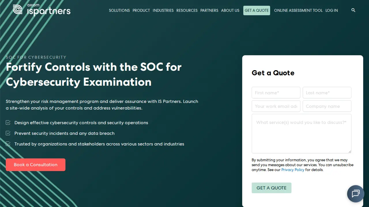 I.S. Partners, LLC page