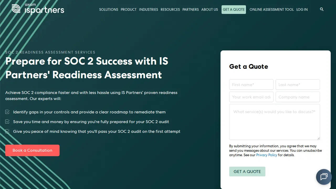 I.S. Partners, LLC page