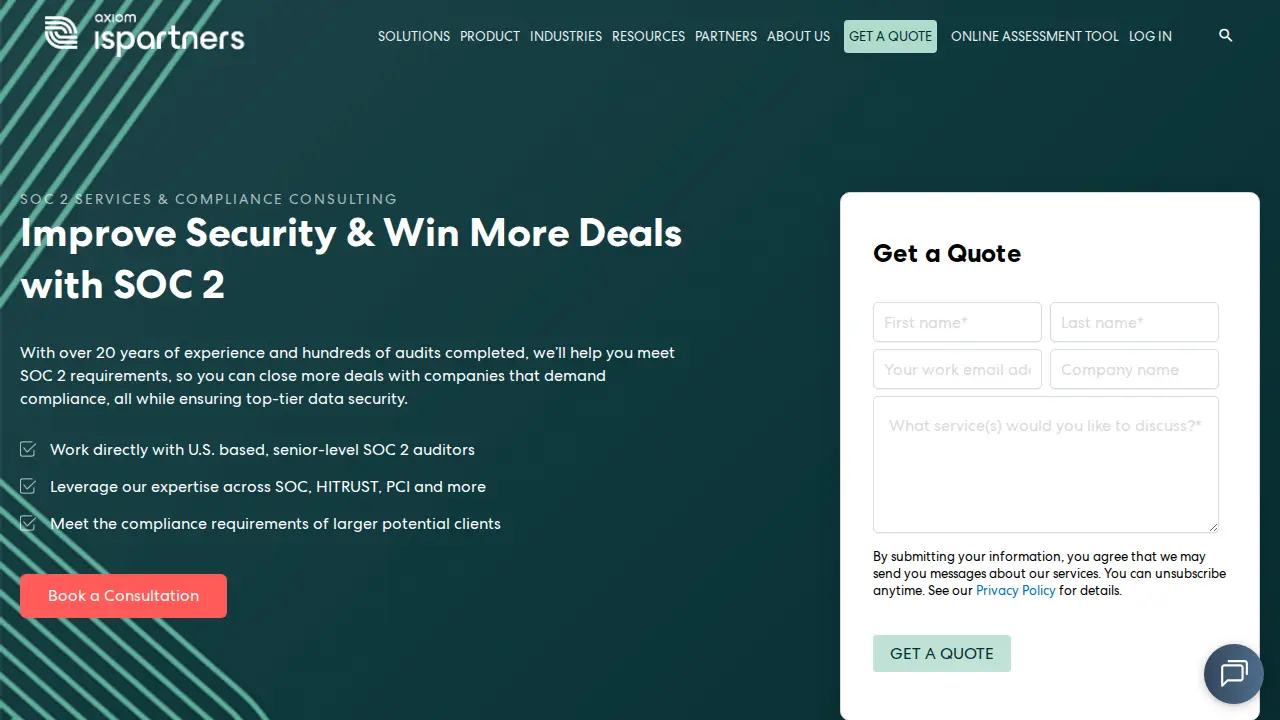 I.S. Partners, LLC page