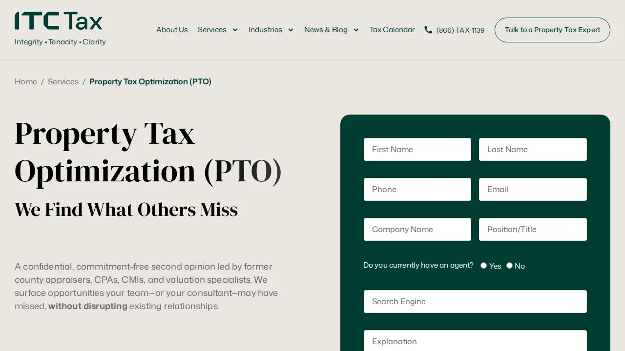 ITC Tax page
