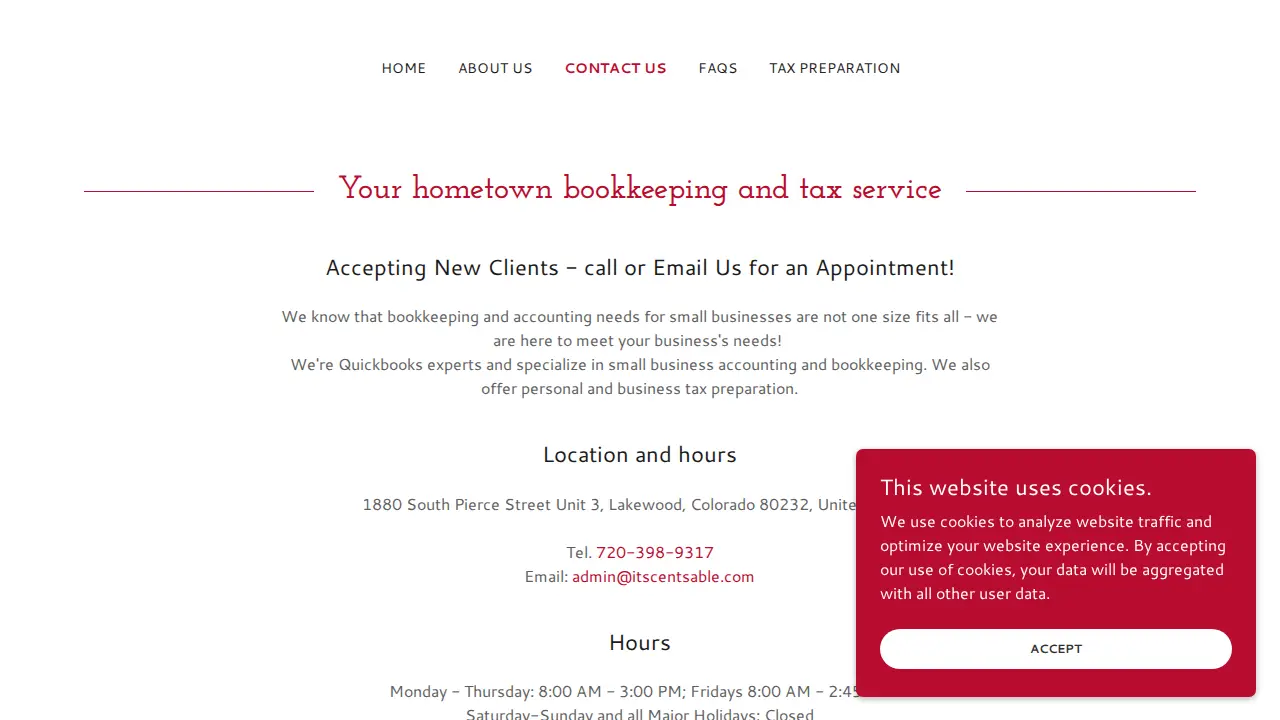 It's Cents-able Bookkeeping LLC page