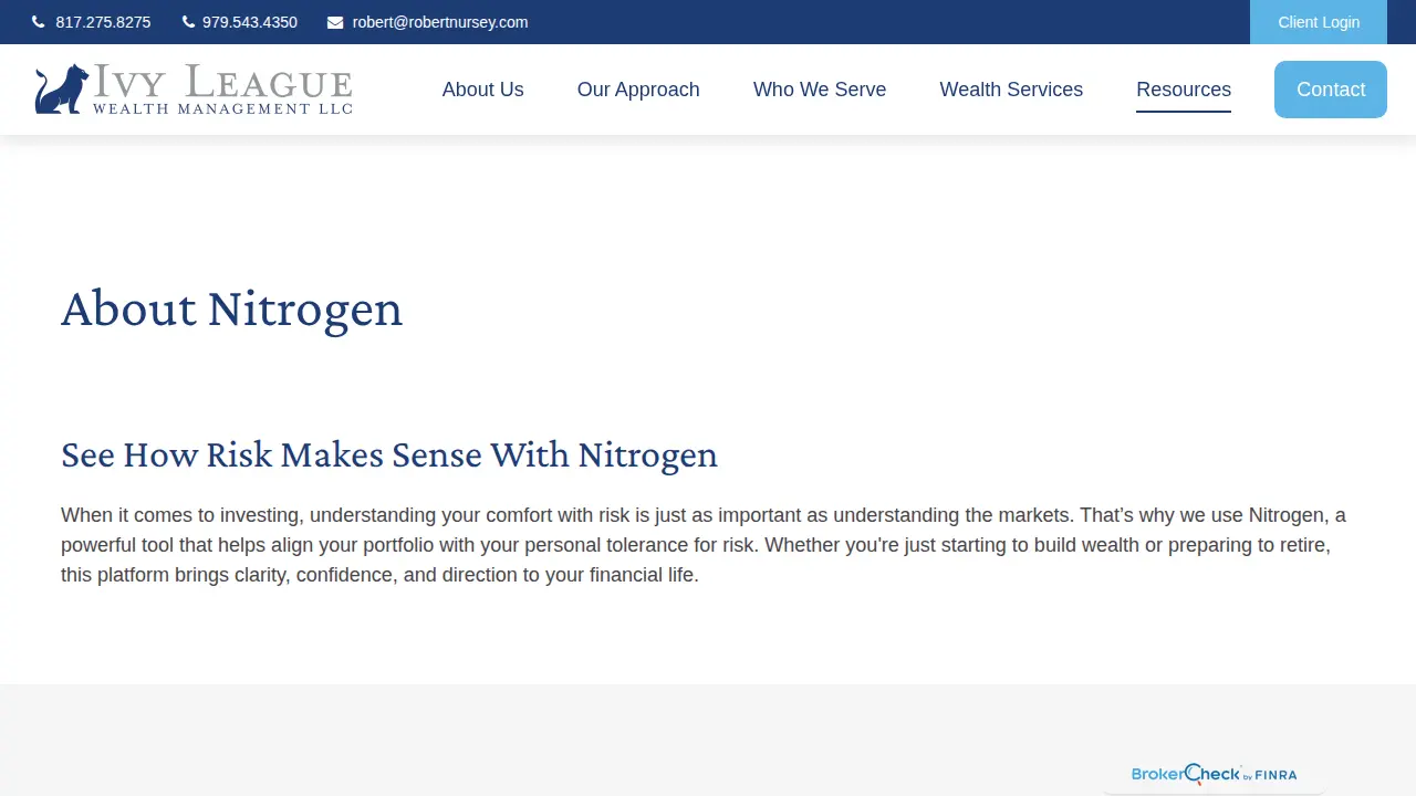 Ivy League Wealth Management, LLC page
