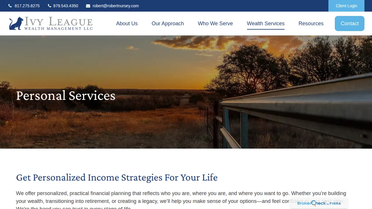 Ivy League Wealth Management, LLC page