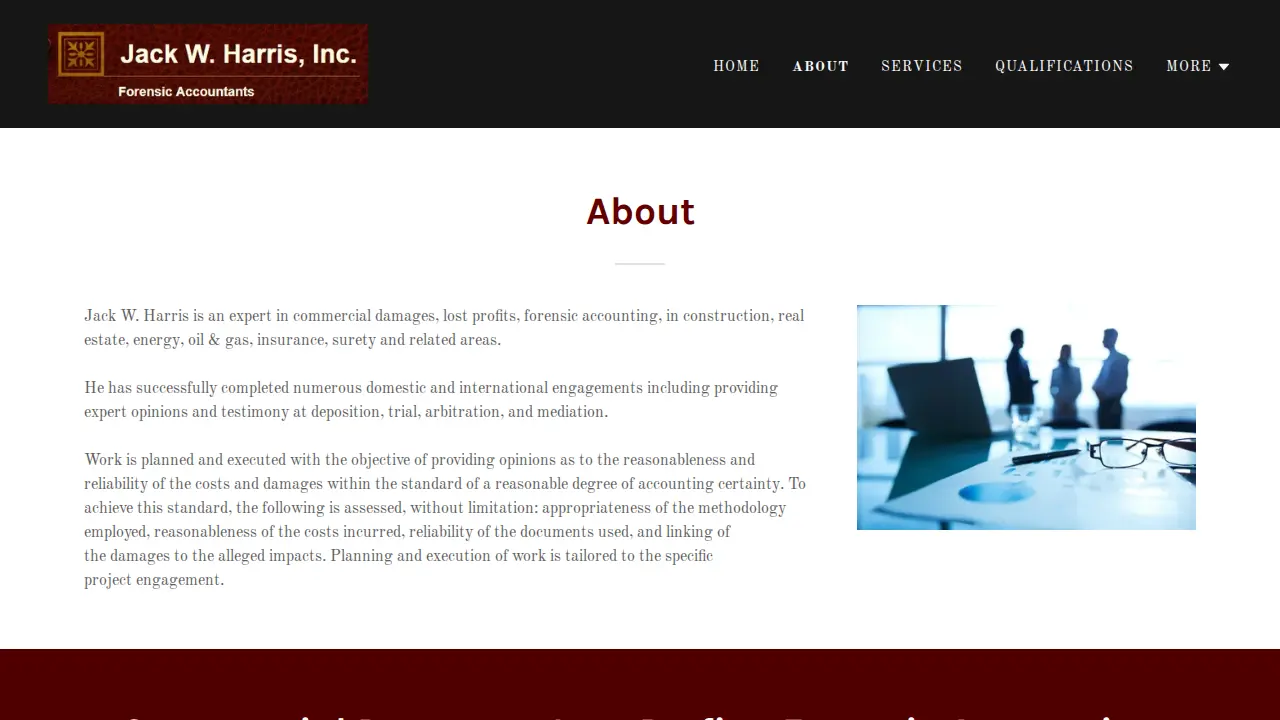 Jack W. Harris, Inc. page
