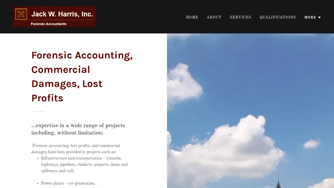 Jack W. Harris, Inc. page