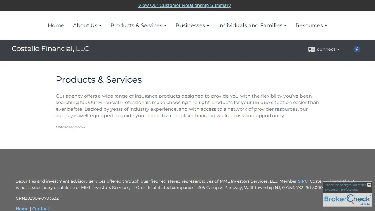 Creative Financial Strategies: John A. Costello page