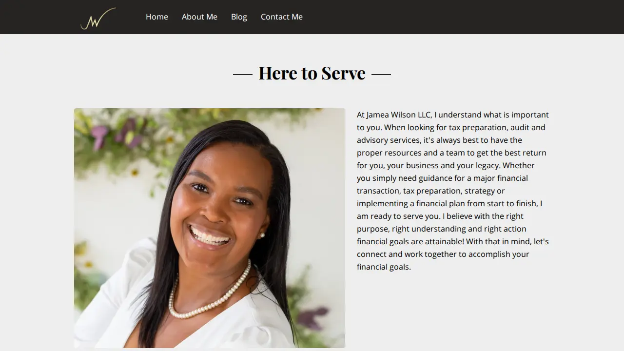Jamea Wilson LLC page