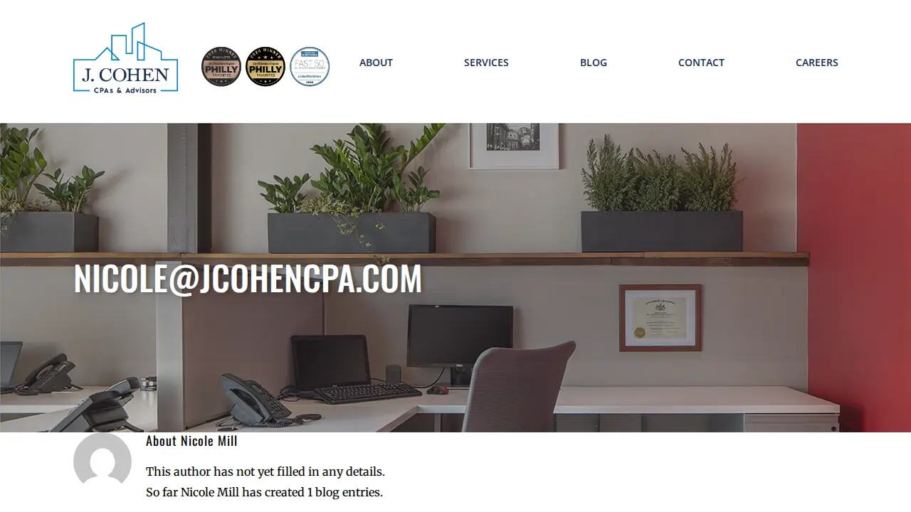 J. Cohen CPAs & Advisors page
