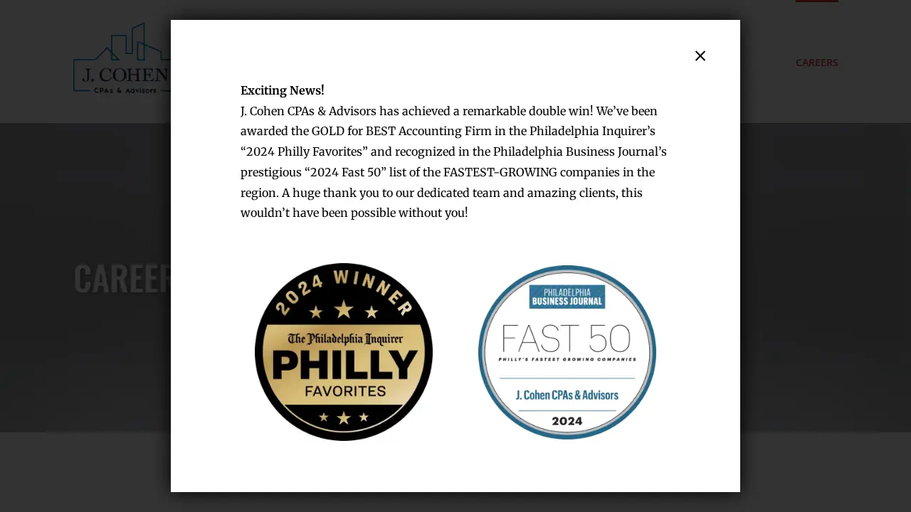 J. Cohen CPAs & Advisors page
