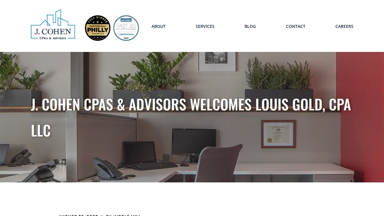 J. Cohen CPAs & Advisors page