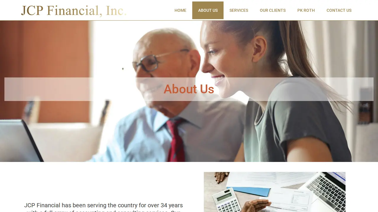JCP Financial, Inc. page