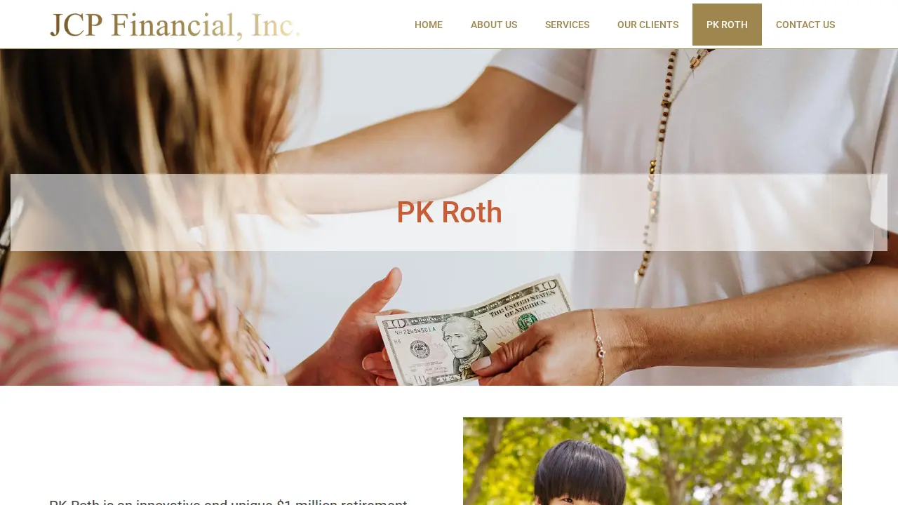 JCP Financial, Inc. page