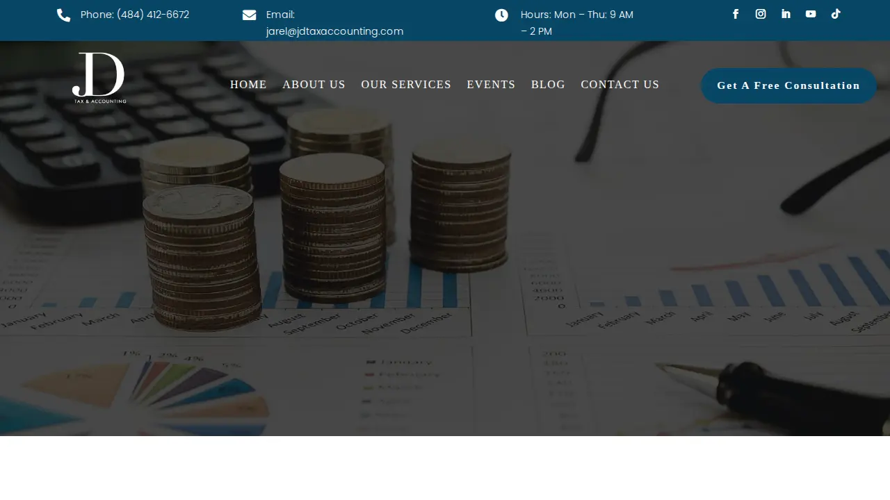 JD Tax & Accounting Advisors page
