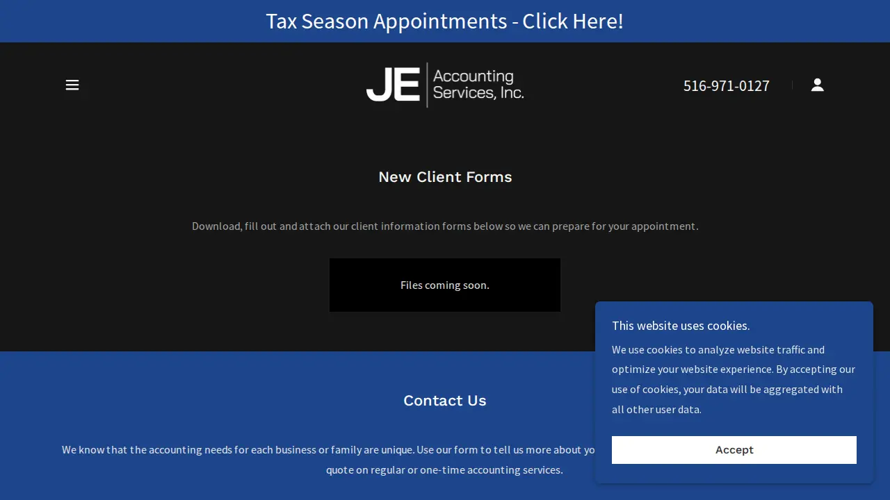 JE Accounting Services, Inc page