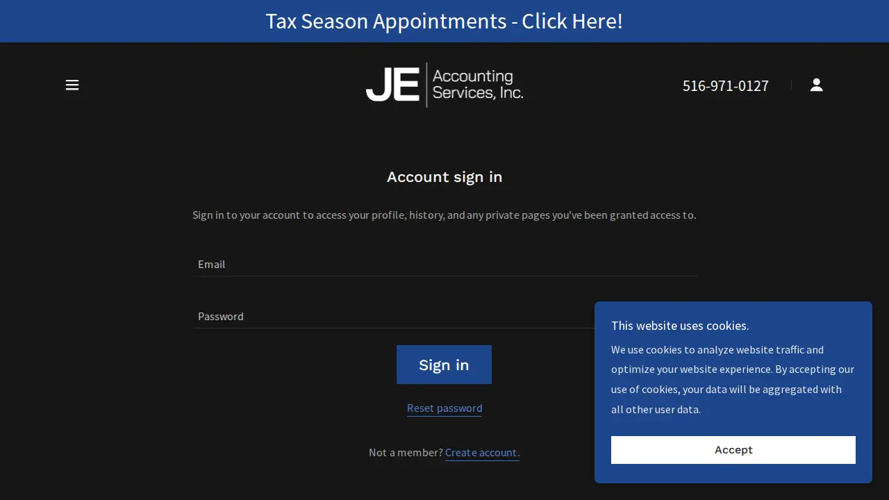 JE Accounting Services, Inc page