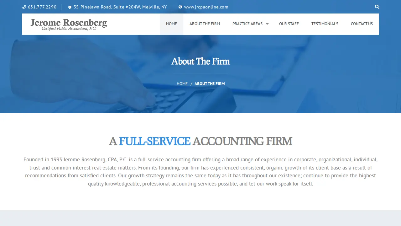 Jerome Rosenberg PC page