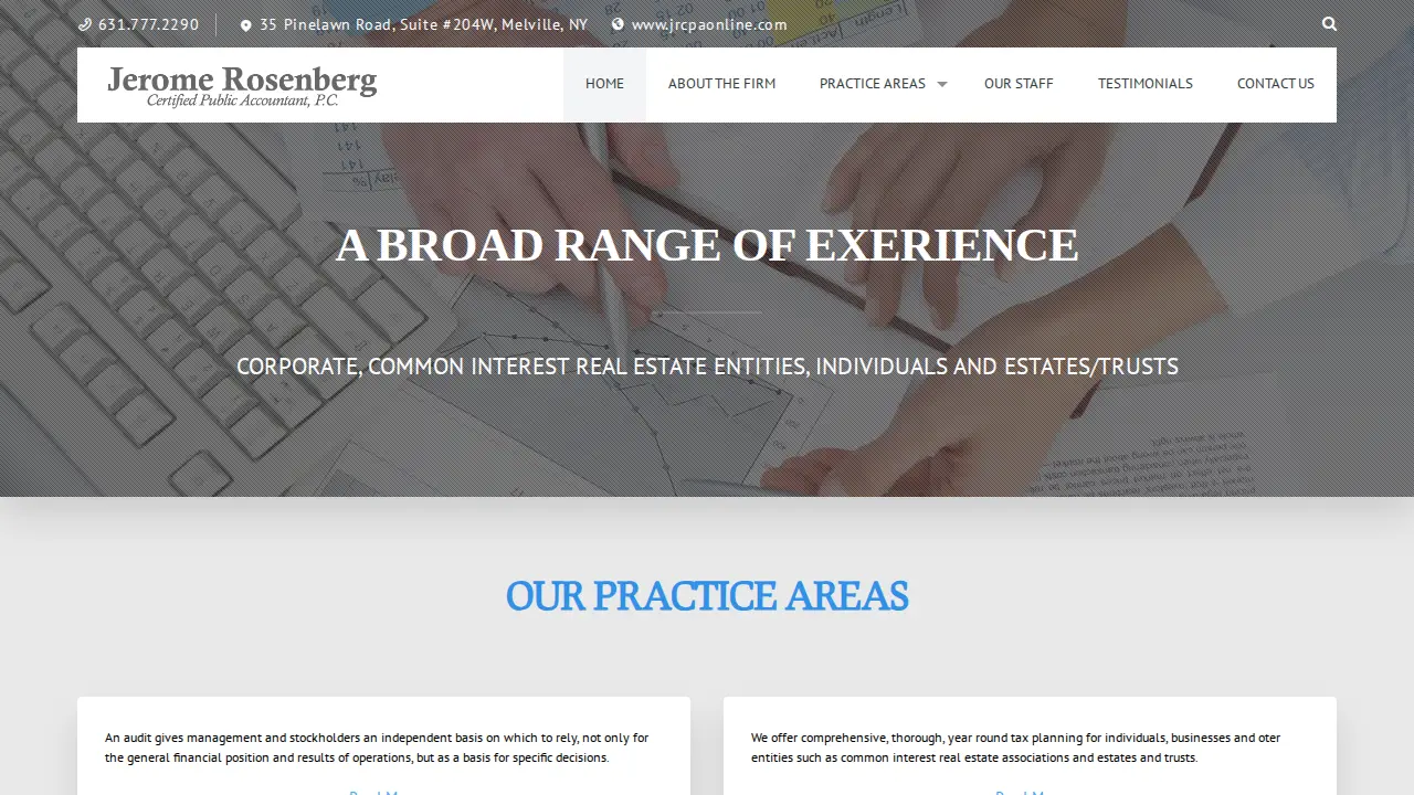 Jerome Rosenberg PC page