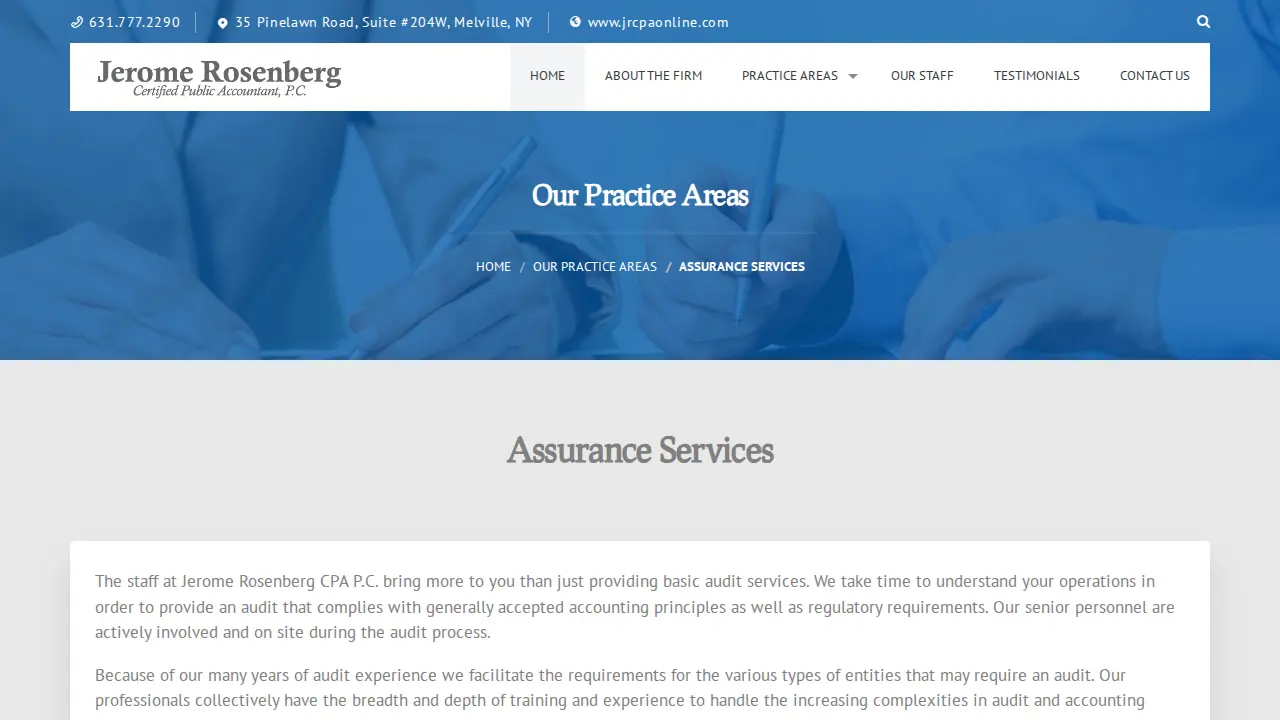 Jerome Rosenberg PC page