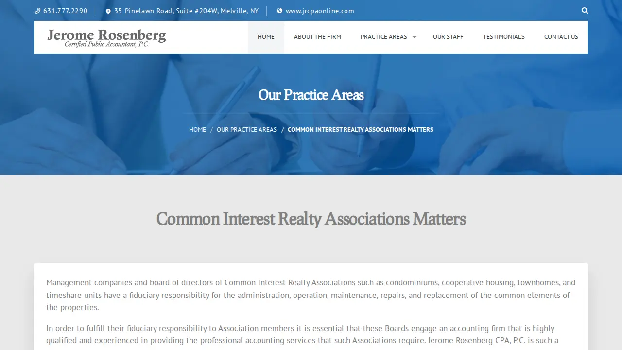 Jerome Rosenberg PC page