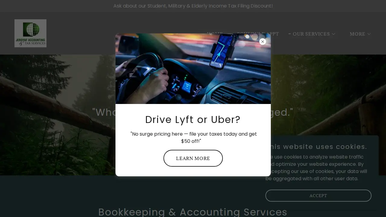 Jeroyaf Accounting & Tax Services page