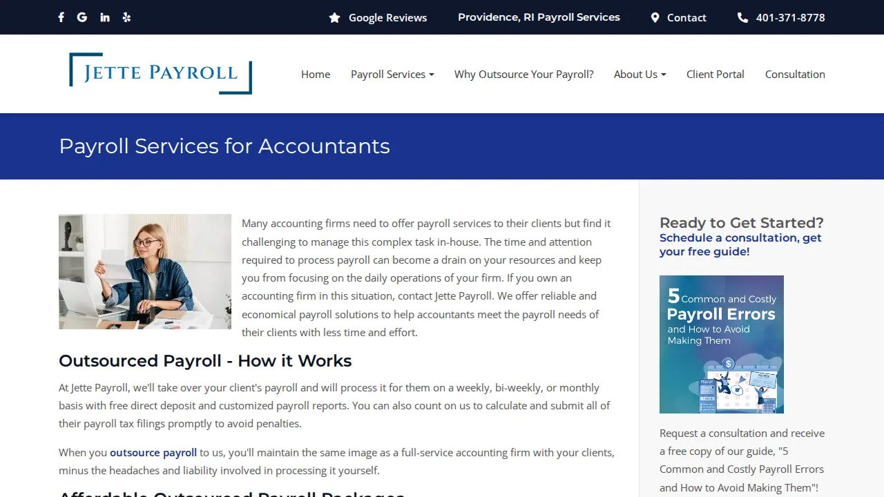 JETTE PAYROLL page